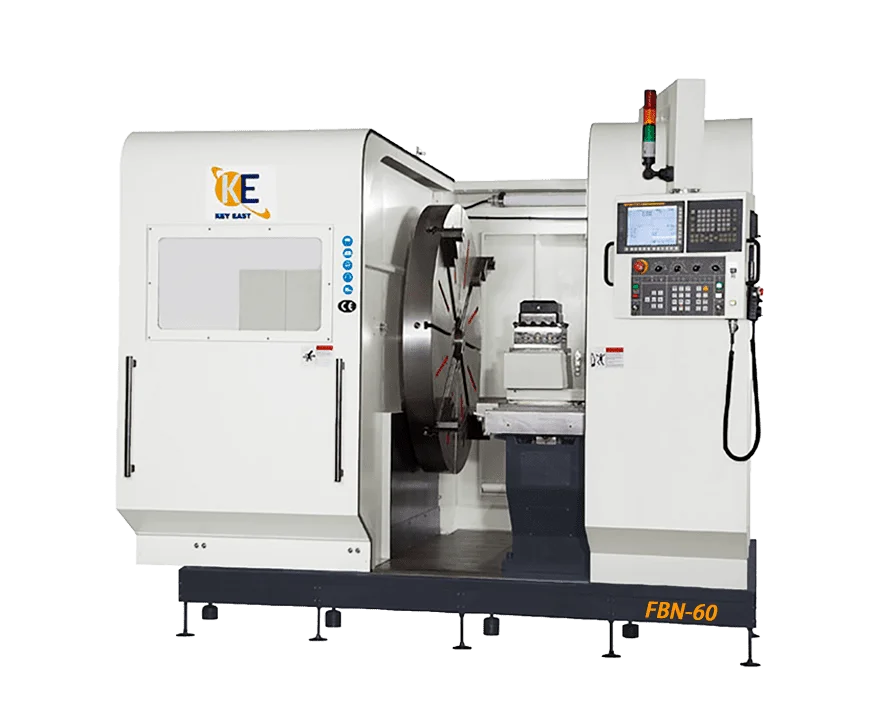 Horizontal CNC Lathe FBN-60 Flat-bed CNC turning machine Key East Machinery