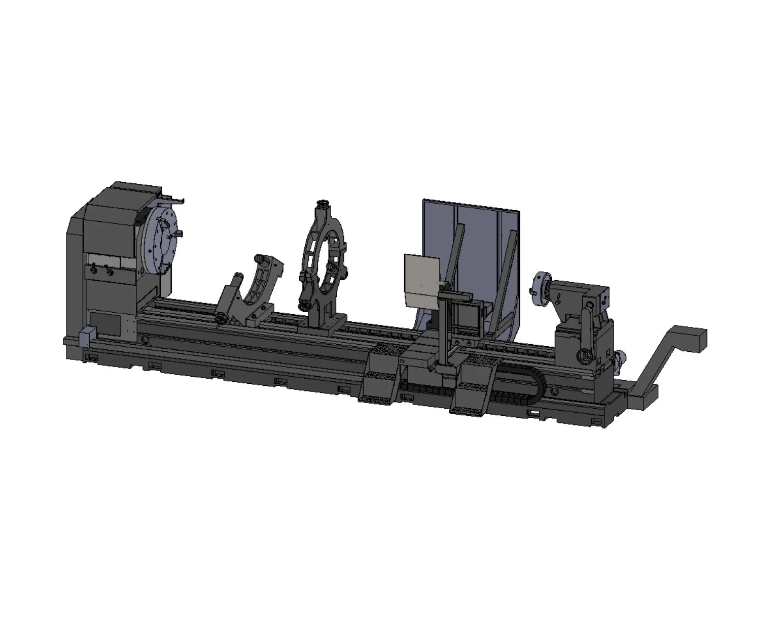 Heavy Duty Lathe Machine <br> <br> Flat Bed CNC Lathe <br> Model: GHN SERIES